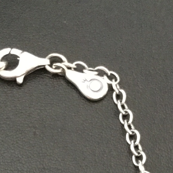 Pandora Heart pave silver bracelet with CZ - Picture 5 of 10